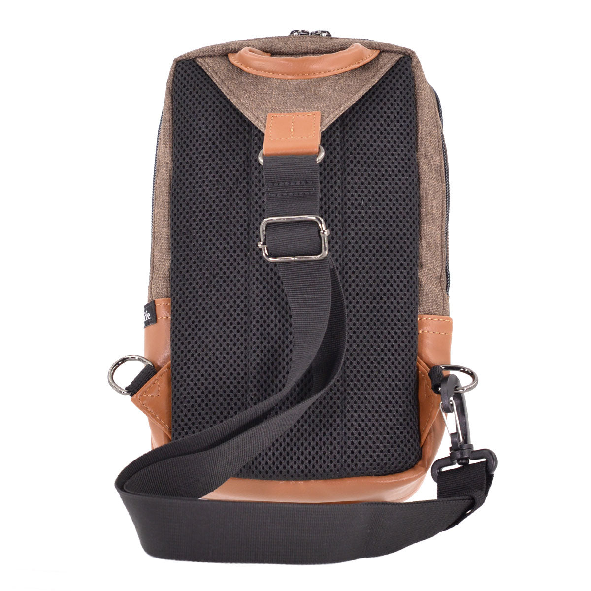 102丸に結び雁金柄 刺繍 カジュアル ワンショルダー ボディバッグ メンズ【X-CLOTHES】オリジナル グッズ 刺繍 ワンポイント 雑貨【b ネイビー ブラウン ブラック】 【7家紋お祝-家紋81-120】