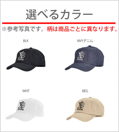 唐辛子チェック2柄 刺繍 綿 帽子 キャップ メンズ レディース でかい 大きいサイズ 子供 キッズ【X-CLOTHES】オリジナル グッズ 刺繍 ワンポイント 雑貨【b  BLK、NVYデニム】【g WHT、BEG】 【9趣味料理-面白】
