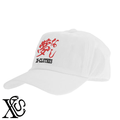 110夢なし柄 刺繍 綿 帽子 キャップ メンズ レディース でかい 大きいサイズ 子供 キッズ【X-CLOTHES】オリジナル グッズ 刺繍 ワンポイント 雑貨【b  BLK、NVYデニム】【g WHT、BEG】 【3文字標識-おもしろ文字】