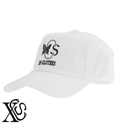 X-CLOTHES-6柄 刺繍 綿 帽子 キャップ メンズ レディース でかい 大きいサイズ 子供 キッズ【X-CLOTHES】オリジナル グッズ 刺繍 ワンポイント 雑貨【b  BLK、NVYデニム】【g WHT、BEG】 【7家紋お祝-ロゴ】