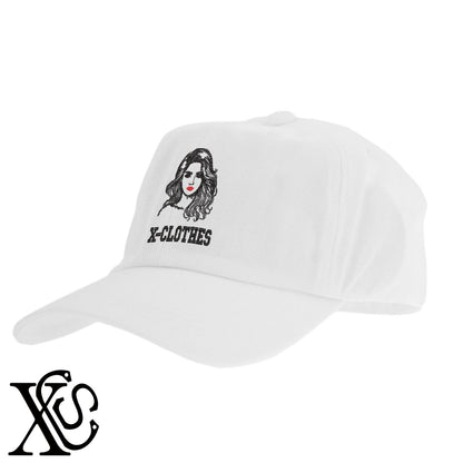 美人3柄 刺繍 綿 帽子 キャップ メンズ レディース でかい 大きいサイズ 子供 キッズ【X-CLOTHES】オリジナル グッズ 刺繍 ワンポイント 雑貨【b  BLK、NVYデニム】【g WHT、BEG】 【9趣味料理-人物】