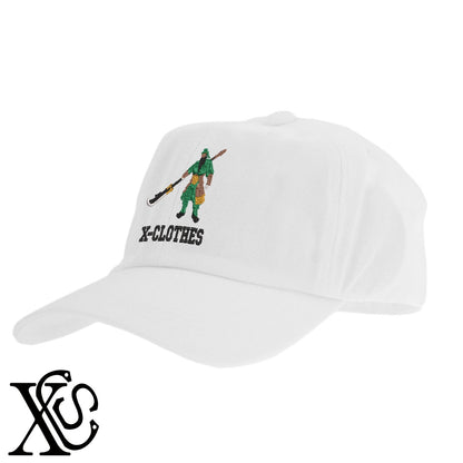 関羽3柄 刺繍 綿 帽子 キャップ メンズ レディース でかい 大きいサイズ 子供 キッズ【X-CLOTHES】オリジナル グッズ 刺繍 ワンポイント 雑貨【b  BLK、NVYデニム】【g WHT、BEG】 【9趣味料理-人物】
