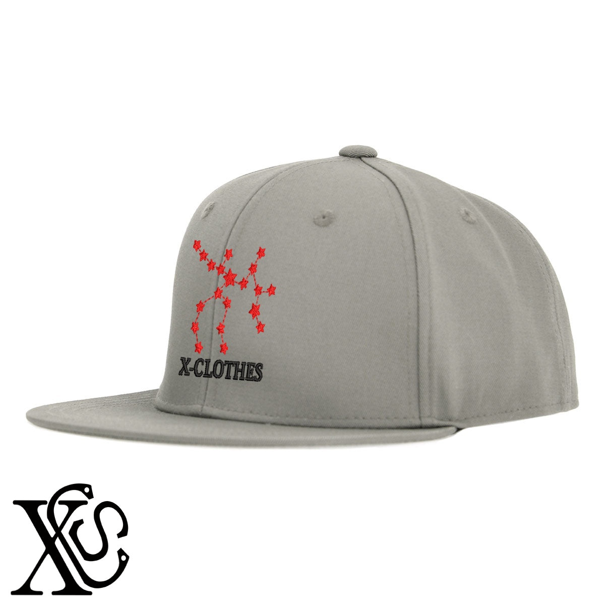 いて座柄 刺繍 綿 帽子 ベースボールキャップ バイカラー メンズ レディース コットン フラットバイザー 平ツバ BBキャップ ストリート系 ヒップホップ【X-CLOTHES】オリジナル グッズ 刺繍 ワンポイント 雑貨【b BLK、BLK-GRY、OLV】【g L-GRY、LGRY-NVY、WHT-BLK】 【3文字標識-星座】