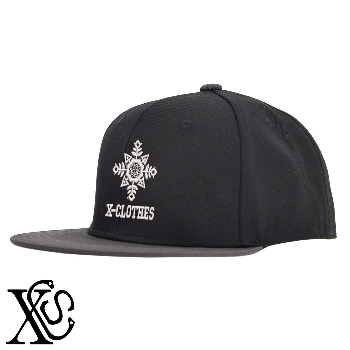 レース柄2柄 刺繍 綿 帽子 ベースボールキャップ バイカラー メンズ レディース コットン フラットバイザー 平ツバ BBキャップ ストリート系 ヒップホップ【X-CLOTHES】オリジナル グッズ 刺繍 ワンポイント 雑貨【b BLK、BLK-GRY、OLV】【g L-GRY、LGRY-NVY、WHT-BLK】 【7家紋お祝-ロゴ】