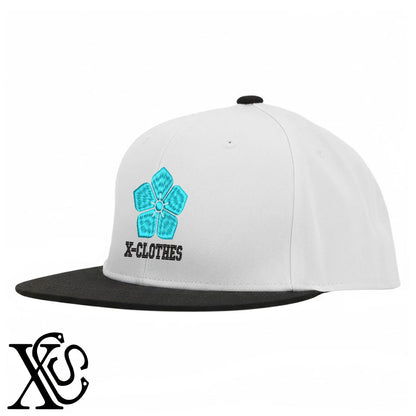 明智光秀2柄 刺繍 綿 帽子 ベースボールキャップ バイカラー メンズ レディース コットン フラットバイザー 平ツバ BBキャップ ストリート系 ヒップホップ【X-CLOTHES】オリジナル グッズ 刺繍 ワンポイント 雑貨【b BLK、BLK-GRY、OLV】【g L-GRY、LGRY-NVY、WHT-BLK】 【7家紋お祝-歴史上人物】