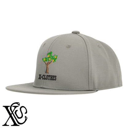 木2柄 刺繍 綿 帽子 ベースボールキャップ バイカラー メンズ レディース コットン フラットバイザー 平ツバ BBキャップ ストリート系 ヒップホップ【X-CLOTHES】オリジナル グッズ 刺繍 ワンポイント 雑貨【b BLK、BLK-GRY、OLV】【g L-GRY、LGRY-NVY、WHT-BLK】 【9趣味料理-花】