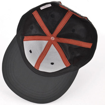 くまモン116柄 刺繍 撥水加工 軽量 帽子 ベースボールキャップ バイカラー メンズ レディース ナイロン フラットバイザー 平ツバ BBキャップ ストリート系 ヒップホップ【X-CLOTHES】オリジナル グッズ 刺繍 ワンポイント 雑貨【b BLK、BK-CGY、OLV】【g GRE-NV、L-GY、LGY-BK】 【4くまモン-A】
