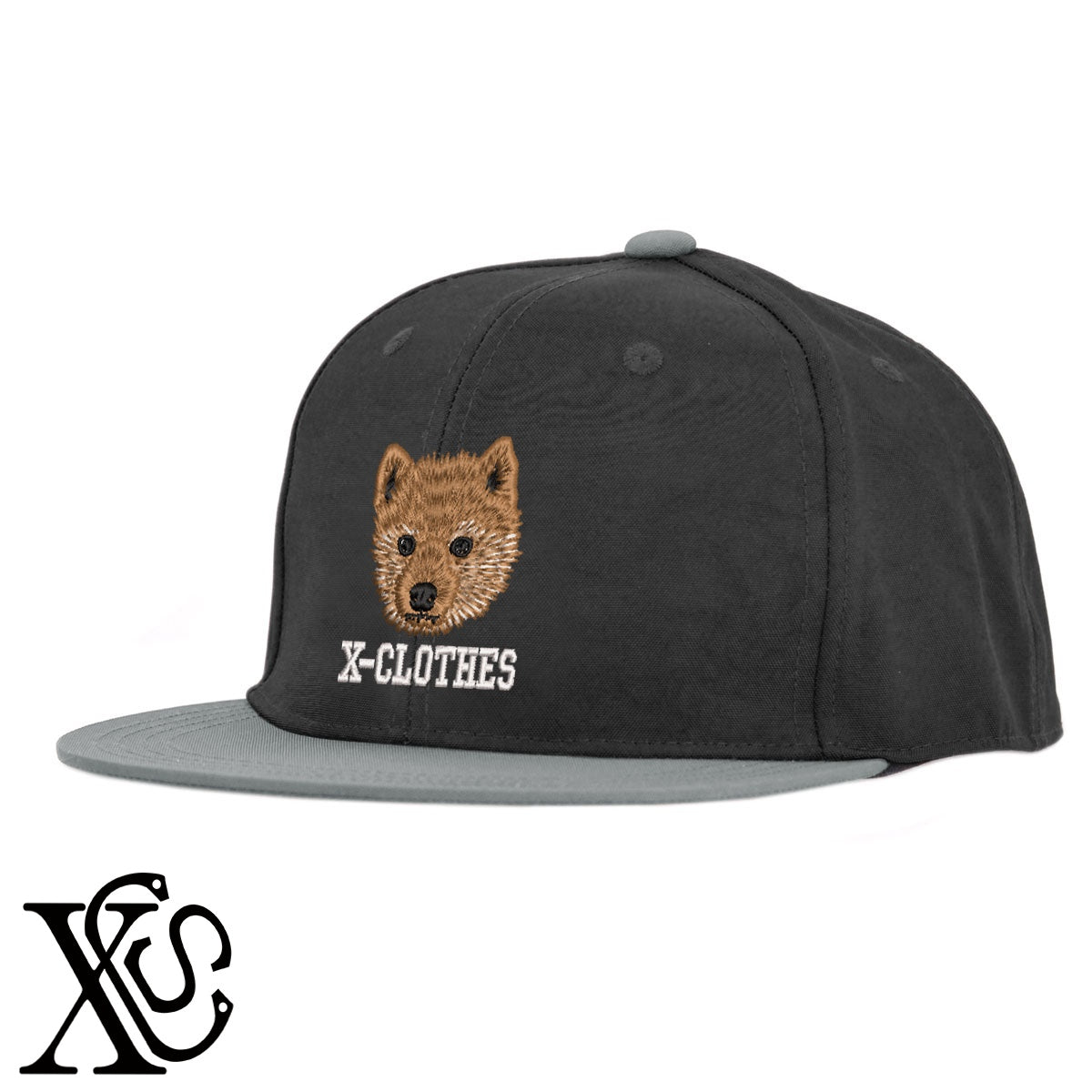 豆柴2柄 刺繍 撥水加工 軽量 帽子 ベースボールキャップ バイカラー メンズ レディース ナイロン フラットバイザー 平ツバ BBキャップ ストリート系 ヒップホップ【X-CLOTHES】オリジナル グッズ 刺繍 ワンポイント 雑貨【b BLK、BK-CGY、OLV】【g GRE-NV、L-GY、LGY-BK】 【10犬猫図鑑-犬図鑑-D】