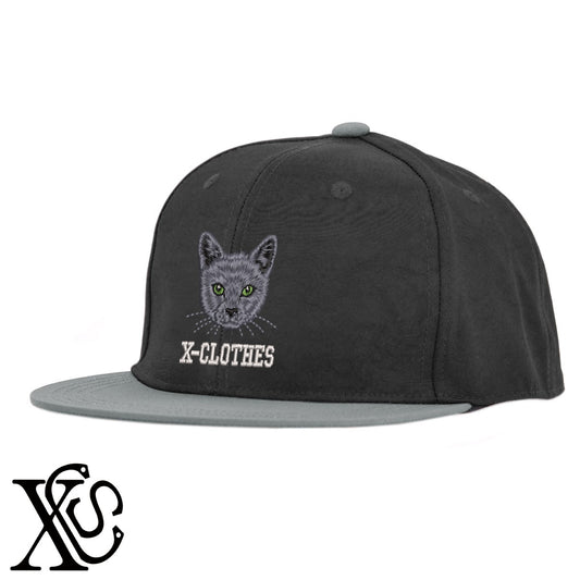 ロシアンブルー4柄 刺繍 撥水加工 軽量 帽子 ベースボールキャップ バイカラー メンズ レディース ナイロン フラットバイザー 平ツバ BBキャップ ストリート系 ヒップホップ【X-CLOTHES】オリジナル グッズ 刺繍 ワンポイント 雑貨【b BLK、BK-CGY、OLV】【g GRE-NV、L-GY、LGY-BK】 【10犬猫図鑑-猫図鑑-A】
