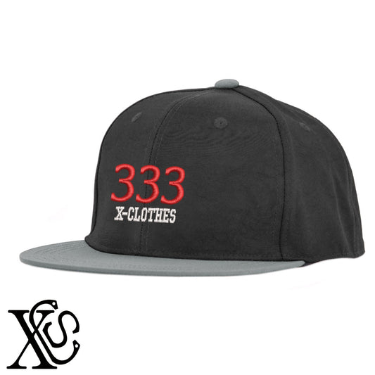 333柄 刺繍 撥水加工 軽量 帽子 ベースボールキャップ バイカラー メンズ レディース ナイロン フラットバイザー 平ツバ BBキャップ ストリート系 ヒップホップ【X-CLOTHES】オリジナル グッズ 刺繍 ワンポイント 雑貨【b BLK、BK-CGY、OLV】【g GRE-NV、L-GY、LGY-BK】 【3文字標識-3文字】