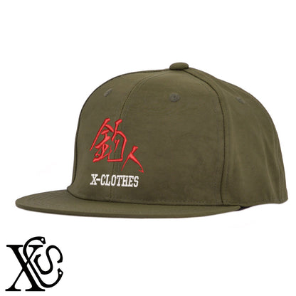73釣人柄 刺繍 撥水加工 軽量 帽子 ベースボールキャップ バイカラー メンズ レディース ナイロン フラットバイザー 平ツバ BBキャップ ストリート系 ヒップホップ【X-CLOTHES】オリジナル グッズ 刺繍 ワンポイント 雑貨【b BLK、BK-CGY、OLV】【g GRE-NV、L-GY、LGY-BK】 【3文字標識-おもしろ文字】