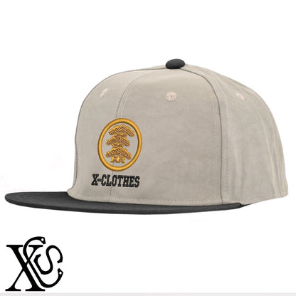 34丸に左三階松柄 刺繍 撥水加工 軽量 帽子 ベースボールキャップ バイカラー メンズ レディース ナイロン フラットバイザー 平ツバ BBキャップ ストリート系 ヒップホップ【X-CLOTHES】オリジナル グッズ 刺繍 ワンポイント 雑貨【b BLK、BK-CGY、OLV】【g GRE-NV、L-GY、LGY-BK】 【7家紋お祝-家紋1-40】