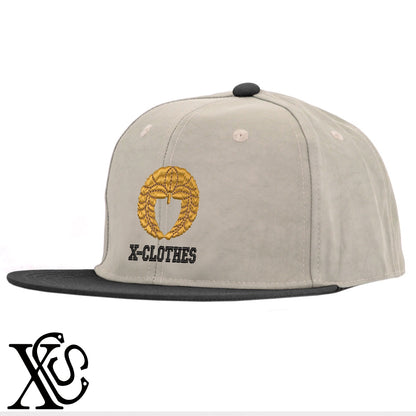 6下がり藤柄 刺繍 撥水加工 軽量 帽子 ベースボールキャップ バイカラー メンズ レディース ナイロン フラットバイザー 平ツバ BBキャップ ストリート系 ヒップホップ【X-CLOTHES】オリジナル グッズ 刺繍 ワンポイント 雑貨【b BLK、BK-CGY、OLV】【g GRE-NV、L-GY、LGY-BK】 【7家紋お祝-家紋1-40】