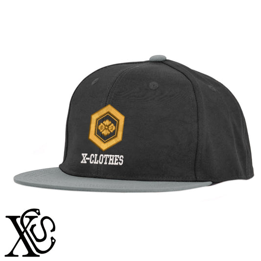 73亀甲花菱柄 刺繍 撥水加工 軽量 帽子 ベースボールキャップ バイカラー メンズ レディース ナイロン フラットバイザー 平ツバ BBキャップ ストリート系 ヒップホップ【X-CLOTHES】オリジナル グッズ 刺繍 ワンポイント 雑貨【b BLK、BK-CGY、OLV】【g GRE-NV、L-GY、LGY-BK】 【7家紋お祝-家紋41-80】