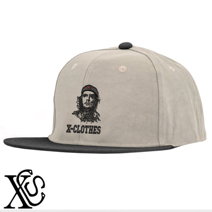 チェゲバラ2柄 刺繍 撥水加工 軽量 帽子 ベースボールキャップ バイカラー メンズ レディース ナイロン フラットバイザー 平ツバ BBキャップ ストリート系 ヒップホップ【X-CLOTHES】オリジナル グッズ 刺繍 ワンポイント 雑貨【b BLK、BK-CGY、OLV】【g GRE-NV、L-GY、LGY-BK】 【9趣味料理-人物】