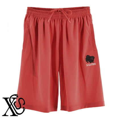 ペキニーズ7柄 刺繍 4.4oz ドライ ハーフパンツ メンズ レディース ショートパンツ 大きいサイズあり【X-CLOTHES】オリジナル グッズ 刺繍 ワンポイント 雑貨【b  黒、31紺、32青、10赤、112ワイン、187灰】【g 白、34ターコイズ】 【10犬猫図鑑-犬図鑑-C】