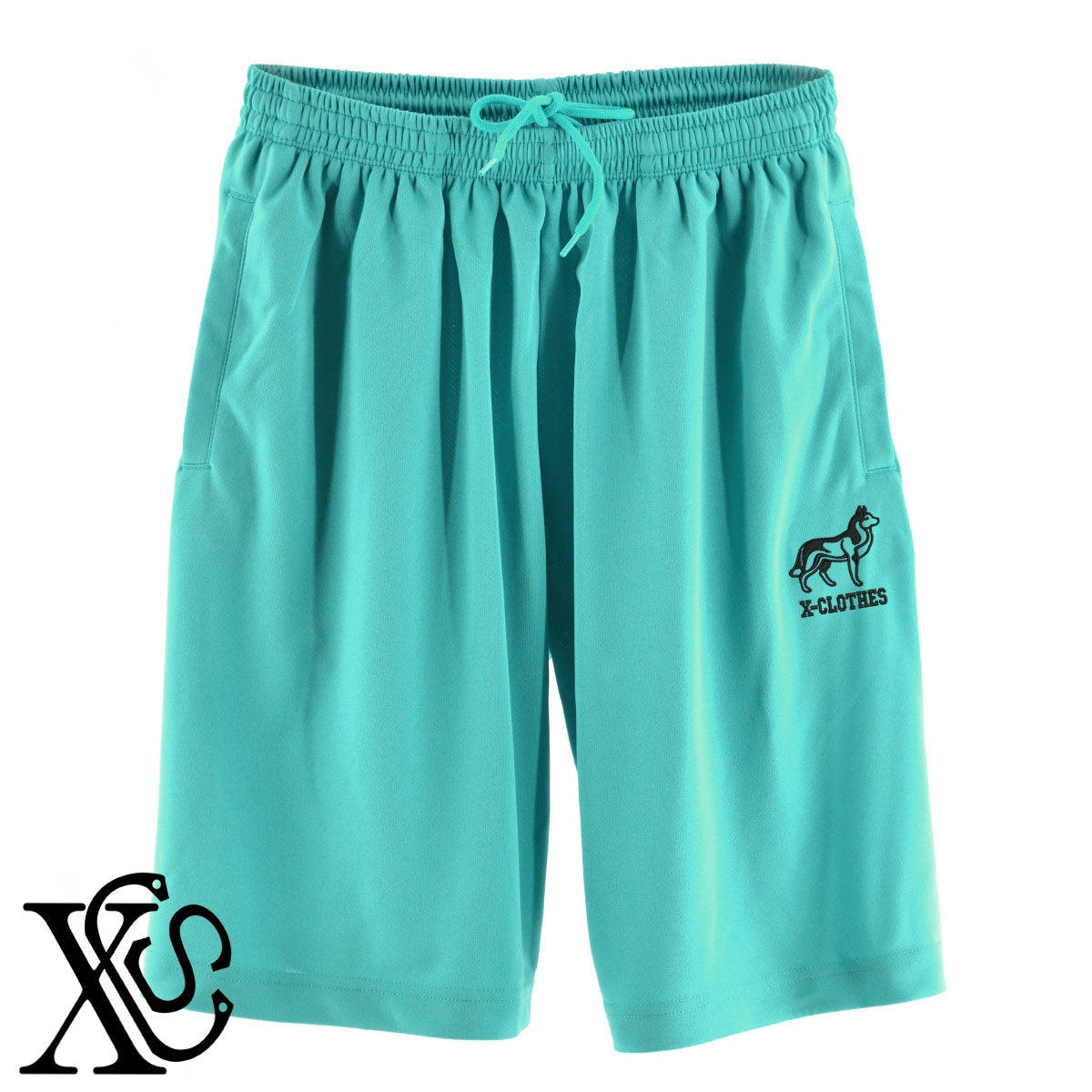 シェパード11柄 刺繍 4.4oz ドライ ハーフパンツ メンズ レディース ショートパンツ 大きいサイズあり【X-CLOTHES】オリジナル グッズ 刺繍 ワンポイント 雑貨【b  黒、31紺、32青、10赤、112ワイン、187灰】【g 白、34ターコイズ】 【1各種動物-犬類】