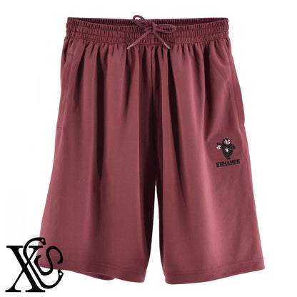 くまモン20柄 刺繍 4.4oz ドライ ハーフパンツ メンズ レディース ショートパンツ 大きいサイズあり【X-CLOTHES】オリジナル グッズ 刺繍 ワンポイント 雑貨【b  黒、31紺、32青、10赤、112ワイン、187灰】【g 白、34ターコイズ】 【4くまモン-A】
