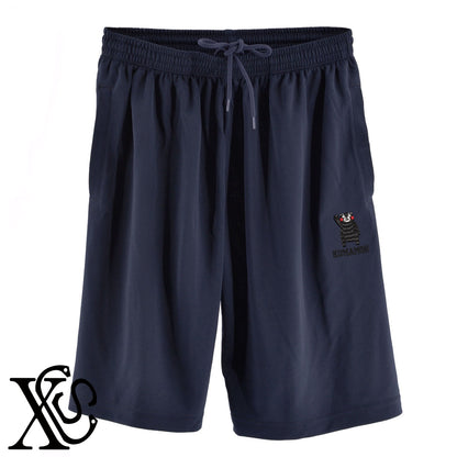 くまモン9柄 刺繍 4.4oz ドライ ハーフパンツ メンズ レディース ショートパンツ 大きいサイズあり【X-CLOTHES】オリジナル グッズ 刺繍 ワンポイント 雑貨【b  黒、31紺、32青、10赤、112ワイン、187灰】【g 白、34ターコイズ】 【4くまモン-A】