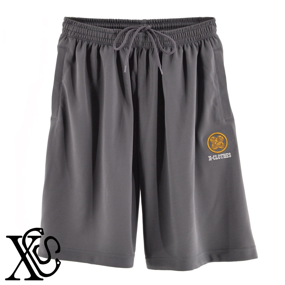 7丸に違い鷹の羽柄 刺繍 4.4oz ドライ ハーフパンツ メンズ レディース ショートパンツ 大きいサイズあり【X-CLOTHES】オリジナル グッズ 刺繍 ワンポイント 雑貨【b  黒、31紺、32青、10赤、112ワイン、187灰】【g 白、34ターコイズ】 【7家紋お祝-家紋1-40】