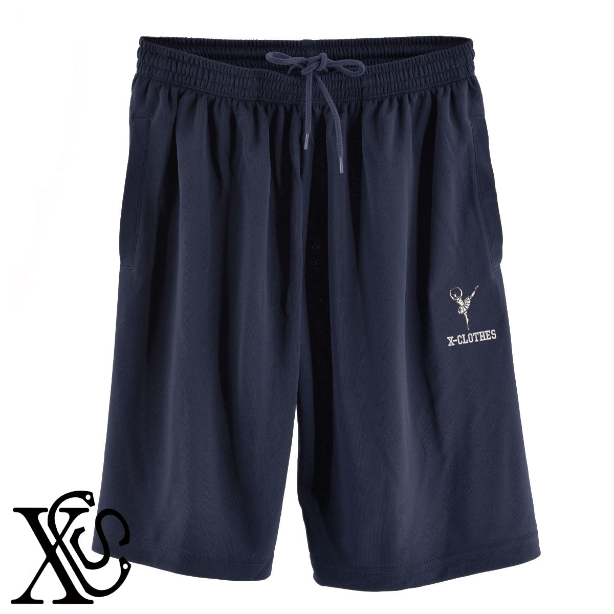 バレエ8柄 刺繍 4.4oz ドライ ハーフパンツ メンズ レディース ショートパンツ 大きいサイズあり【X-CLOTHES】オリジナル グッズ 刺繍 ワンポイント 雑貨【b  黒、31紺、32青、10赤、112ワイン、187灰】【g 白、34ターコイズ】 【8競技音楽-その他競技】