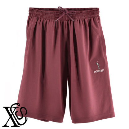 ゴルフ17柄 刺繍 4.4oz ドライ ハーフパンツ メンズ レディース ショートパンツ 大きいサイズあり【X-CLOTHES】オリジナル グッズ 刺繍 ワンポイント 雑貨【b  黒、31紺、32青、10赤、112ワイン、187灰】【g 白、34ターコイズ】 【8競技音楽-ゴルフ】