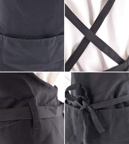 上杉謙信4柄 刺繍 フリル ティアード エプロン ワンピース レディース 撥水加工 カフェ 業務用 おしゃれ 飲食店 仕事用 サロン【X-CLOTHES】オリジナル グッズ 刺繍 ワンポイント 雑貨【b 杢ベージュ 杢グレー ブラック】 【9趣味料理-人物】