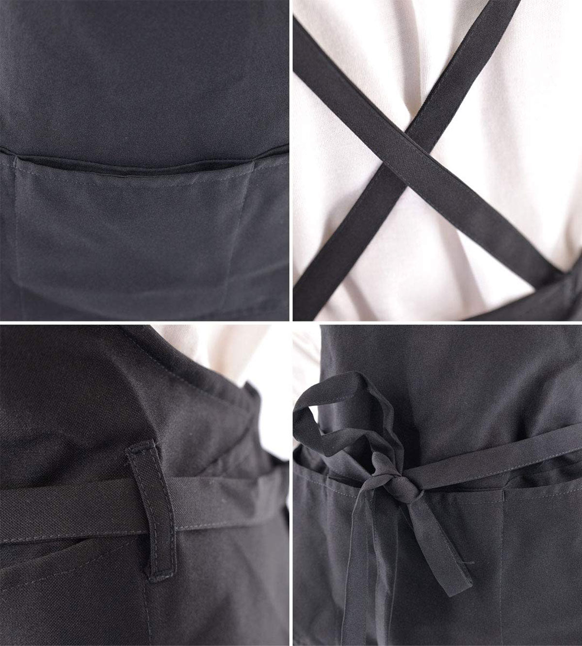 文殊菩薩-マン柄 刺繍 フリル ティアード エプロン ワンピース レディース 撥水加工 カフェ 業務用 おしゃれ 飲食店 仕事用 サロン【X-CLOTHES】オリジナル グッズ 刺繍 ワンポイント 雑貨【b 杢ベージュ 杢グレー ブラック】 【7家紋お祝-ロゴ】