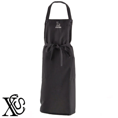 コアラ3柄 刺繍 首掛け ロング エプロン ワンピース レディース 撥水加工 カフェ 業務用 保育士 飲食店 サロペット サロン【X-CLOTHES】オリジナル グッズ 刺繍 ワンポイント 雑貨【b 杢ベージュ 杢グレー ブラック】 【1各種動物-小動物】