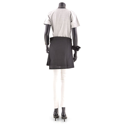 マメルリハ3柄 刺繍 ショート丈 エプロン 腰巻 ギャルソン レディース メンズ 撥水加工 カフェ ノンアイロン 業務用 おしゃれ 飲食店 仕事用 サロン【X-CLOTHES】オリジナル グッズ 刺繍 ワンポイント 雑貨【b 杢ベージュ 杢グレー ブラック】 【6動物鳥魚-文鳥インコ】