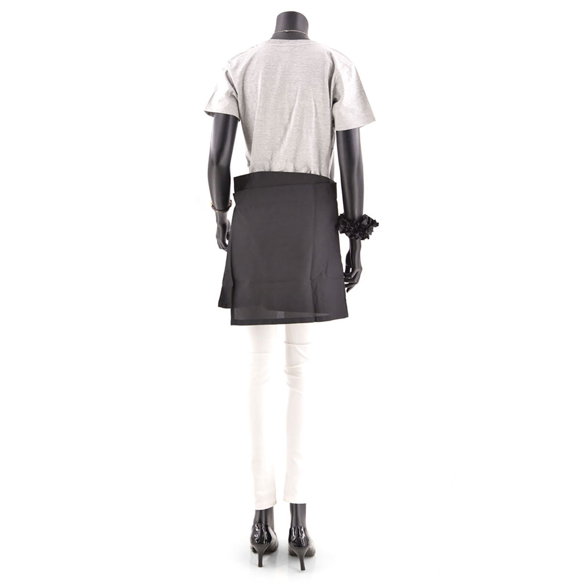 イトウ2柄 刺繍 ショート丈 エプロン 腰巻 ギャルソン レディース メンズ 撥水加工 カフェ ノンアイロン 業務用 おしゃれ 飲食店 仕事用 サロン【X-CLOTHES】オリジナル グッズ 刺繍 ワンポイント 雑貨【b 杢ベージュ 杢グレー ブラック】 【6動物鳥魚-釣り魚】