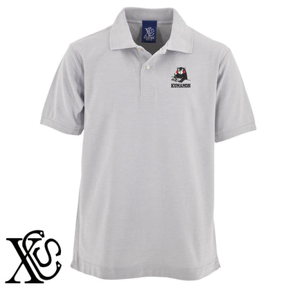 くまモン198柄 刺繍 5.3oz ドライ カノコ 半袖 ポロシャツ メンズ レディース 大きいサイズあり【X-CLOTHES】オリジナル グッズ 刺繍 ワンポイント 雑貨【b 黒 紺 赤 ワイン】【g 白 灰】 【4くまモン-B】