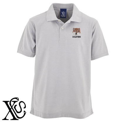 真犯人ワン2柄 刺繍 5.3oz ドライ カノコ 半袖 ポロシャツ メンズ レディース 大きいサイズあり【X-CLOTHES】オリジナル グッズ 刺繍 ワンポイント 雑貨【b 黒 紺 赤 ワイン】【g 白 灰】 【9趣味料理-笑える】