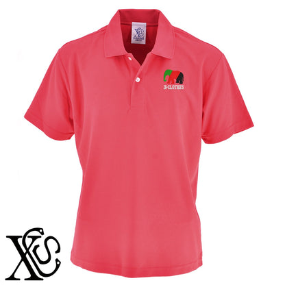 象4柄 刺繍 4.7oz ドライ カノコ 半袖 ポロシャツ メンズ レディース 大きいサイズあり【X-CLOTHES】オリジナル グッズ 刺繍 ワンポイント 雑貨【b 2黒 86紺 69赤 72ワイン 84青】【g 白 6灰】 【2植物ロゴ-国旗】