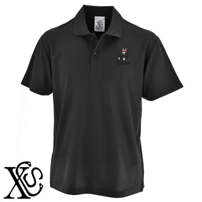 くまモン144柄 刺繍 4.7oz ドライ カノコ 半袖 ポロシャツ メンズ レディース 大きいサイズあり【X-CLOTHES】オリジナル グッズ 刺繍 ワンポイント 雑貨【b 2黒 86紺 69赤 72ワイン 84青】【g 白 6灰】 【4くまモン-B】