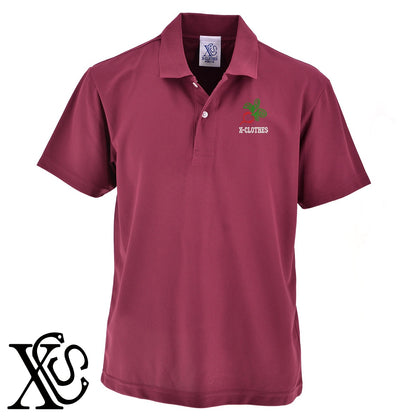 ラディッシュ3柄 刺繍 4.7oz ドライ カノコ 半袖 ポロシャツ メンズ レディース 大きいサイズあり【X-CLOTHES】オリジナル グッズ 刺繍 ワンポイント 雑貨【b 2黒 86紺 69赤 72ワイン 84青】【g 白 6灰】 【9趣味料理-食べ物】