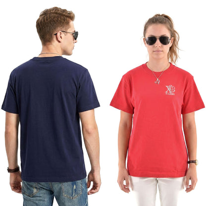 くまモン35柄 刺繍 5.6oz 綿100% 半袖 Tシャツ メンズ レディース カットソー 大きいサイズあり【X-CLOTHES】オリジナル グッズ 刺繍 ワンポイント 雑貨【b 黒 紺 ブルー 赤 ワイン】【g 白 灰】 【4くまモン-A】