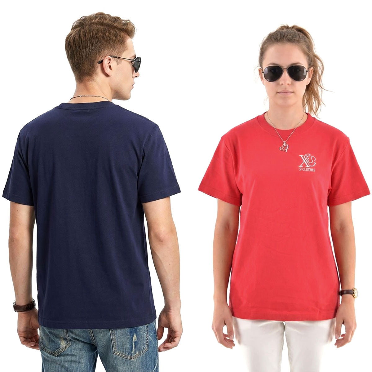 コーギー6柄 刺繍 5.6oz 綿100% 半袖 Tシャツ メンズ レディース カットソー 大きいサイズあり【X-CLOTHES】オリジナル グッズ 刺繍 ワンポイント 雑貨【b 黒 紺 ブルー 赤 ワイン】【g 白 灰】 【10犬猫図鑑-犬図鑑-A】