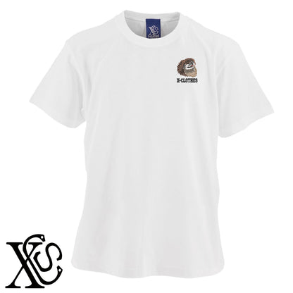 ペキニーズ15柄 刺繍 5.6oz 綿100% 半袖 Tシャツ メンズ レディース カットソー 大きいサイズあり【X-CLOTHES】オリジナル グッズ 刺繍 ワンポイント 雑貨【b 黒 紺 ブルー 赤 ワイン】【g 白 灰】 【10犬猫図鑑-犬図鑑-C】