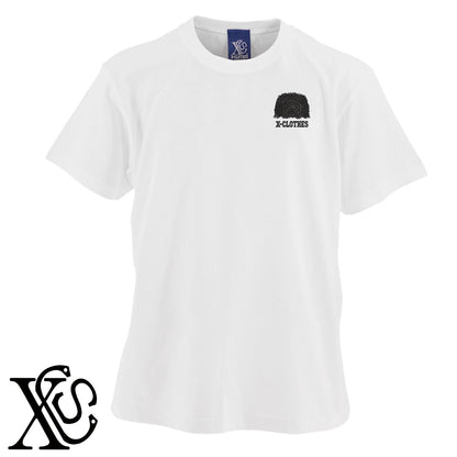 ペキニーズ3柄 刺繍 5.6oz 綿100% 半袖 Tシャツ メンズ レディース カットソー 大きいサイズあり【X-CLOTHES】オリジナル グッズ 刺繍 ワンポイント 雑貨【b 黒 紺 ブルー 赤 ワイン】【g 白 灰】 【1各種動物-犬類】