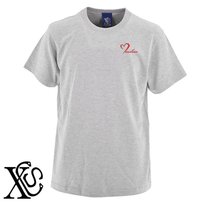 mobera2柄 刺繍 5.6oz 綿100% 半袖 Tシャツ メンズ レディース カットソー 大きいサイズあり【X-CLOTHES】オリジナル グッズ 刺繍 ワンポイント 雑貨【b 黒 紺 ブルー 赤 ワイン】【g 白 灰】 【2植物ロゴ-モチーフ】