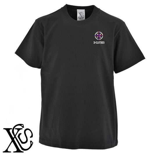 船3柄 刺繍 5.6oz 綿100% 半袖 Tシャツ メンズ レディース カットソー 大きいサイズあり【X-CLOTHES】オリジナル グッズ 刺繍 ワンポイント 雑貨【b 黒 紺 ブルー 赤 ワイン】【g 白 灰】 【2植物ロゴ-モチーフ】