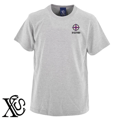 船3柄 刺繍 5.6oz 綿100% 半袖 Tシャツ メンズ レディース カットソー 大きいサイズあり【X-CLOTHES】オリジナル グッズ 刺繍 ワンポイント 雑貨【b 黒 紺 ブルー 赤 ワイン】【g 白 灰】 【2植物ロゴ-モチーフ】
