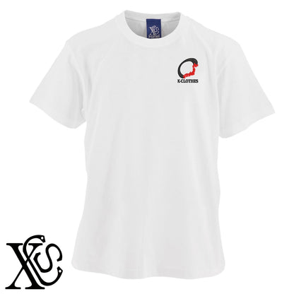 [O]大文字柄 刺繍 5.6oz 綿100% 半袖 Tシャツ メンズ レディース カットソー 大きいサイズあり【X-CLOTHES】オリジナル グッズ 刺繍 ワンポイント 雑貨【b 黒 紺 ブルー 赤 ワイン】【g 白 灰】 【3文字標識-日本地図字】