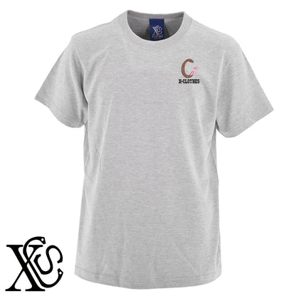 [C]さくら柄 刺繍 5.6oz 綿100% 半袖 Tシャツ メンズ レディース カットソー 大きいサイズあり【X-CLOTHES】オリジナル グッズ 刺繍 ワンポイント 雑貨【b 黒 紺 ブルー 赤 ワイン】【g 白 灰】 【3文字標識-桜字】