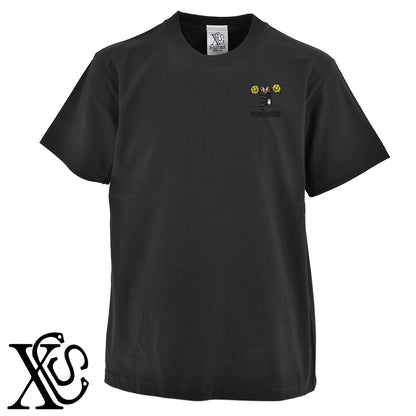 くまモン64柄 刺繍 5.6oz 綿100% 半袖 Tシャツ メンズ レディース カットソー 大きいサイズあり【X-CLOTHES】オリジナル グッズ 刺繍 ワンポイント 雑貨【b 黒 紺 ブルー 赤 ワイン】【g 白 灰】 【4くまモン-A】