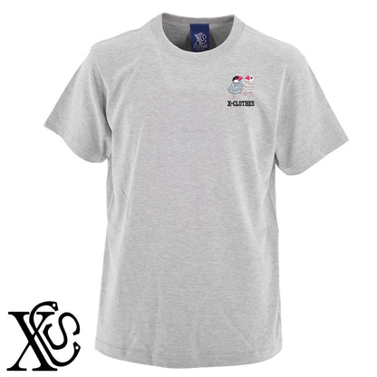 文鳥11柄 刺繍 5.6oz 綿100% 半袖 Tシャツ メンズ レディース カットソー 大きいサイズあり【X-CLOTHES】オリジナル グッズ 刺繍 ワンポイント 雑貨【b 黒 紺 ブルー 赤 ワイン】【g 白 灰】 【6動物鳥魚-文鳥インコ】