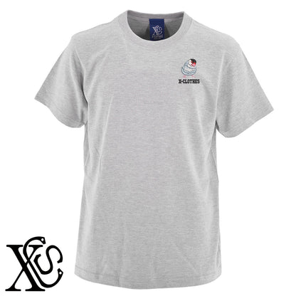 桜文鳥4柄 刺繍 5.6oz 綿100% 半袖 Tシャツ メンズ レディース カットソー 大きいサイズあり【X-CLOTHES】オリジナル グッズ 刺繍 ワンポイント 雑貨【b 黒 紺 ブルー 赤 ワイン】【g 白 灰】 【6動物鳥魚-文鳥インコ】