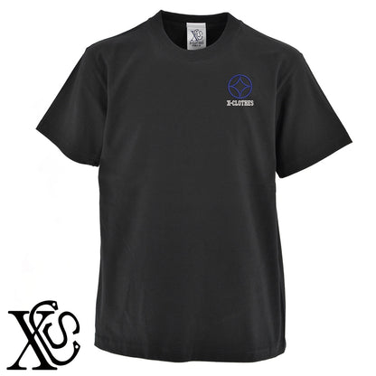 七宝3柄 刺繍 5.6oz 綿100% 半袖 Tシャツ メンズ レディース カットソー 大きいサイズあり【X-CLOTHES】オリジナル グッズ 刺繍 ワンポイント 雑貨【b 黒 紺 ブルー 赤 ワイン】【g 白 灰】 【7家紋お祝-伝統模様】
