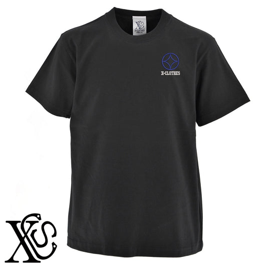 七宝3柄 刺繍 5.6oz 綿100% 半袖 Tシャツ メンズ レディース カットソー 大きいサイズあり【X-CLOTHES】オリジナル グッズ 刺繍 ワンポイント 雑貨【b 黒 紺 ブルー 赤 ワイン】【g 白 灰】 【7家紋お祝-伝統模様】